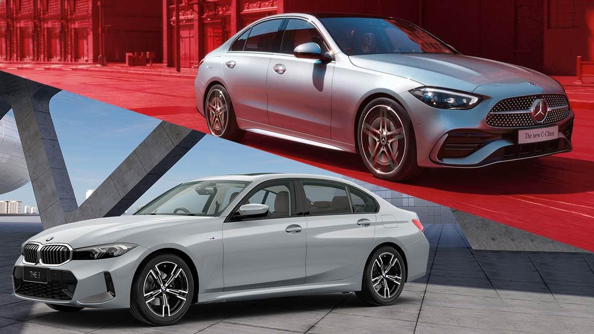 C-Class vs 3 Series: การต่อสู้ของยักษ์ใหญ่ในตลาดรถหรูระดับกลาง